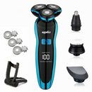 Barbeador elétrico para homens clipper trimmer rotary 100% à prova de água