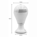 Câmera Lâmpada Ip Espiã Panorâmica 360° V380 Wi-fi
