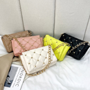 Bolsa de Ombro Moda Corrente Acolchoado Garras Design de Luxo