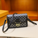 Bolsa de Ombro Designer Redondo Crossbody de Luxo
