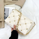 Bolsa de Ombro Moda Corrente Acolchoado Garras Design de Luxo