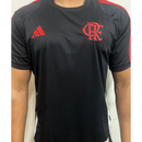 Camiseta do Flamengo Black com escudo em Vermelho – Edição Torcedor Premium