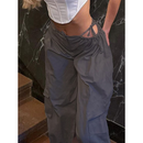 Calça Sweetown Feminina de Cintura Baixa Larga - STREETWEAR