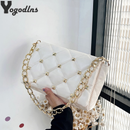 Bolsa de Ombro Moda Corrente Acolchoado Garras Design de Luxo