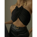 Cropped Cryptographic com Corrente - LIANE