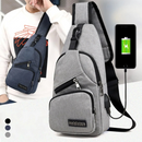 Bolsa Unissex Elegante de Pátio com USB