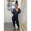Conjunto Feminino 2 Peças Manga Longa com Capuz e Calça Lápis - KLIOU