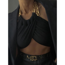 Cropped Cryptographic com Corrente - LIANE