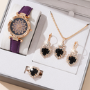 Kit Presente Feminino Conjunto de 4 peças com Relógio