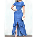 Vestido de Jeans Maxi Denim - TAMARA