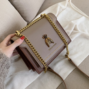 Bolsa de Ombro Abelha Retro de Alta Qualidade com Designer em Couro