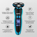 Barbeador elétrico para homens clipper trimmer rotary 100% à prova de água