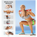 Kit 5 Faixas Elásticas Para Exercícios Multifuncional Yoga Fisioterapia e Treino Academia