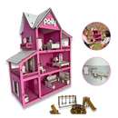 Casinha de Boneca Infantil com Moveis
