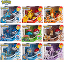 Caixa com Bonecos Pokemon mais Poke bola Colecionáveis