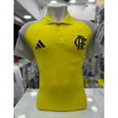 CAMISETA PREMIUM DO FLAMENGO TREINADOR AMARELA 2025