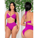 Biquini Hot Pants Cintura Alta com Bojo
