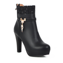 Bota Feminina Até o Tornozelo Design Fachion
