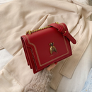 Bolsa de Ombro Abelha Retro de Alta Qualidade com Designer em Couro