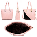 Conjunto de 4 Pcs Bolsa de Ombro + Bolsa Sacola + Carteira + Porta Cartão