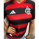 CAMISETA PREMIUM FEMININA DO FLAMENGO TRADICIONAL