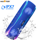 Caixa de som com Alto-falante WISE TIGER, Bluetooth, sem fio 25W IPX7 À prova d&