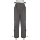 Calça Sweetown Feminina de Cintura Baixa Larga - STREETWEAR