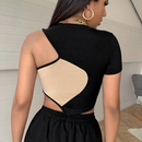 Cropped Casual Detalhe Exótico Elegante - PAULA