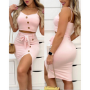 Conjunto Blusa e Saia Elegante - PATRICIA