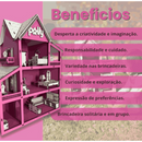 Casinha de Boneca Infantil com Moveis