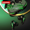Fones de Ouvido GM3 Bluetooth TWS Digital Display Microfone Duplo de Baixa Latência - LENOVO