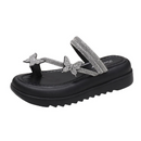 Papetes Femininas Moda Cristal Borboletas 2024