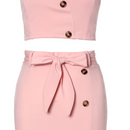 Conjunto Blusa e Saia Elegante - PATRICIA