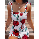 Vestido Verão Feminino Sexy Flores - ROSA