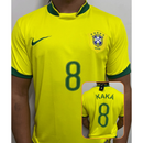 CAMISETA PREMIUM DO BRASIL RETRÔ KAKA Nº 8