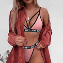 Conjunto de lingerie sexy Baby feminina