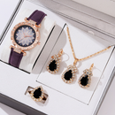Kit Presente Feminino Conjunto de 4 peças com Relógio