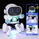 Robô Dançarino com 5 musicas, 7 LEDs e Garras Polvo elétrico .