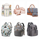 Mochila Cama Portátil (5 in 1)  Perfeita para Viajar com seu Bebê + Carregador Portátil + Garrafa de leite.