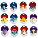 Caixa com Bonecos Pokemon mais Poke bola Colecionáveis