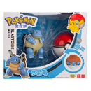Caixa com Bonecos Pokemon mais Poke bola Colecionáveis