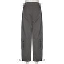 Calça Sweetown Feminina de Cintura Baixa Larga - STREETWEAR