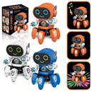 Robô Dançarino com 5 musicas, 7 LEDs e Garras Polvo elétrico .