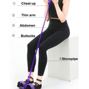 4 Cordas Elásticas de Resistência Exercitador Remador
