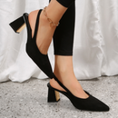 Sapato Alto Elegante Preto