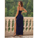 Vestido de Festa Longo Assimétrico Bainha - HELLEN