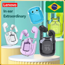 Fone de Ouvido Lenovo Super Air 31 Bluetooth 5.3 com Display Digital.