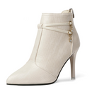 Bota Estilete Elegante de Couro PU
