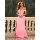 Vestido de Festa Longo Espartilho Fenda Alta - DANIELA