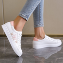 Tênis Feminino bordadas com renda borboleta